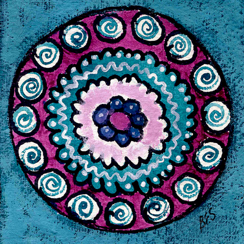 Purple Paperweight