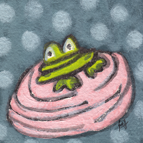 Frog in a Blanket