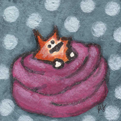 Kitty in a Blanket