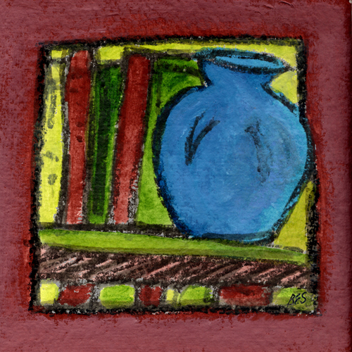 Chatham Blue Vase