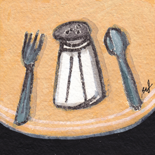 Fork, Salt, Spoon