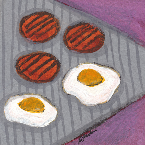 Pork Roll Sunny Side Up
