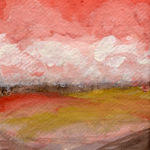 Peach Skyline
