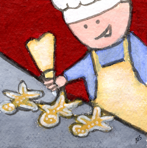 Making Gingerbread Men by Bernadette Sheridan