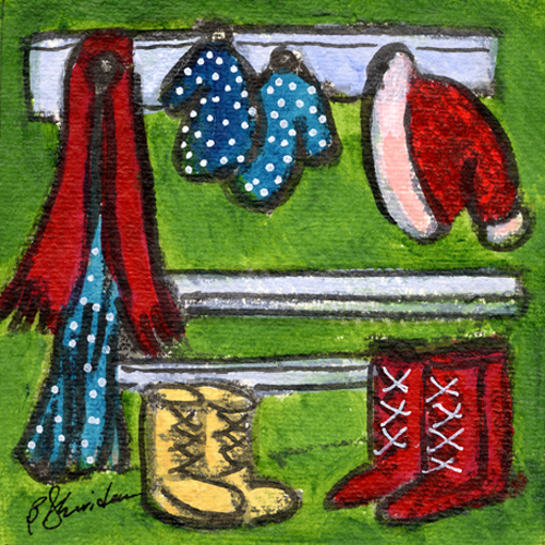 Mittens and Boots by Bernadette Sheridan