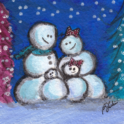 Snowman Family