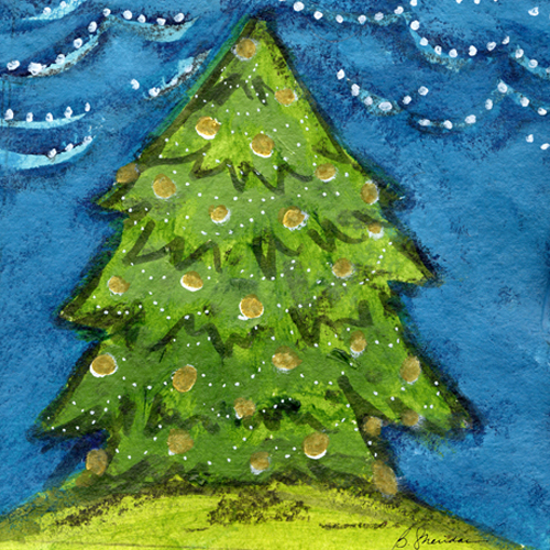 Silver & Gold Christmas Tree