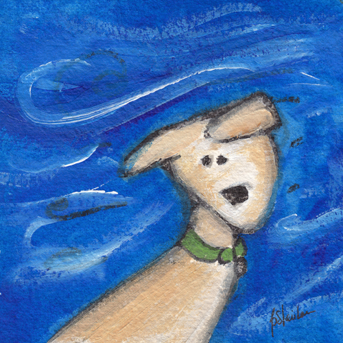 Dog with the Wind