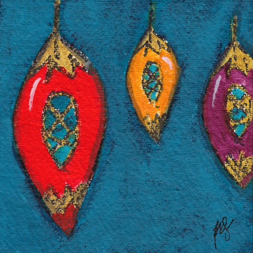 Faceted Ornaments