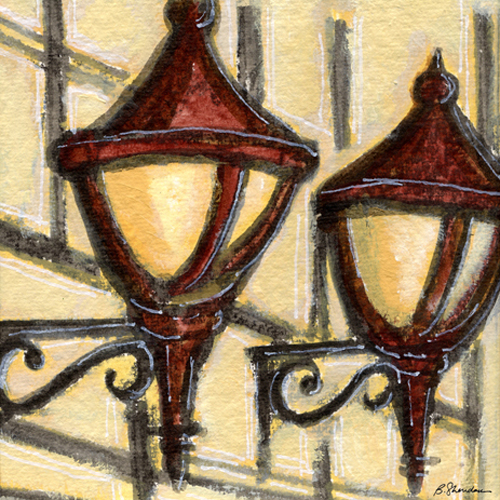 Bronxville Bank Lamps