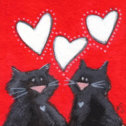 Two Cats in Love