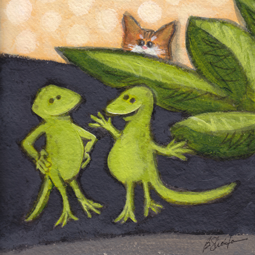 Snickers and the Lizards
