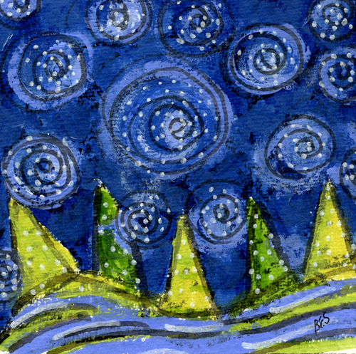 Swirling Snowstorm